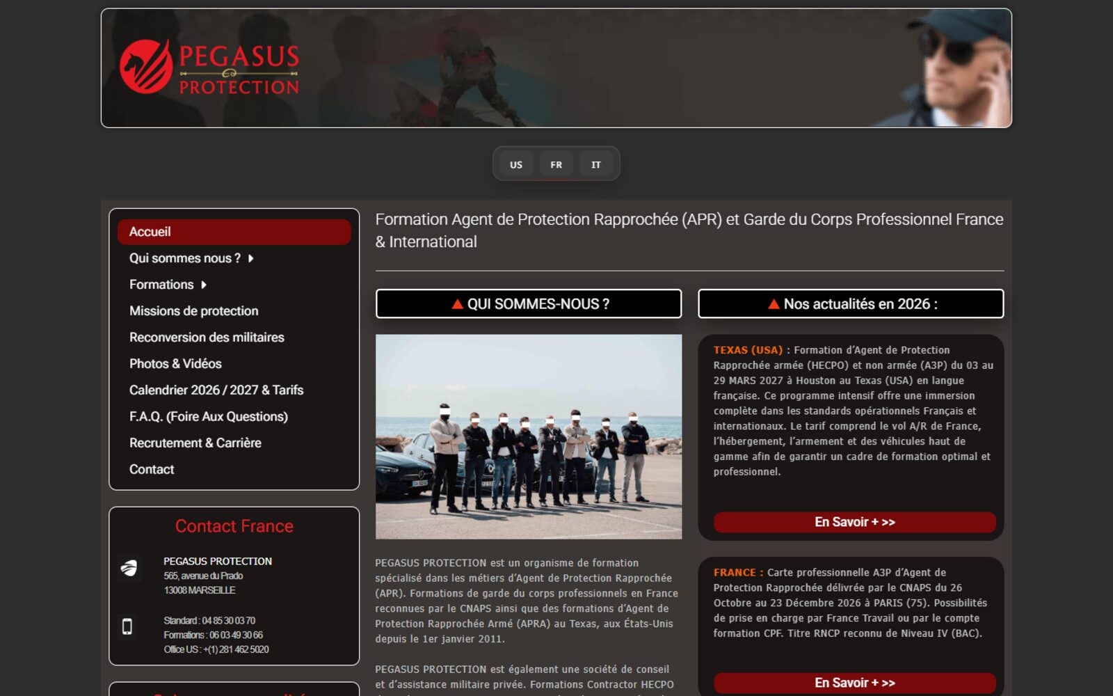 Aperçu du projet Pegasus Protection réalisé par Silomino