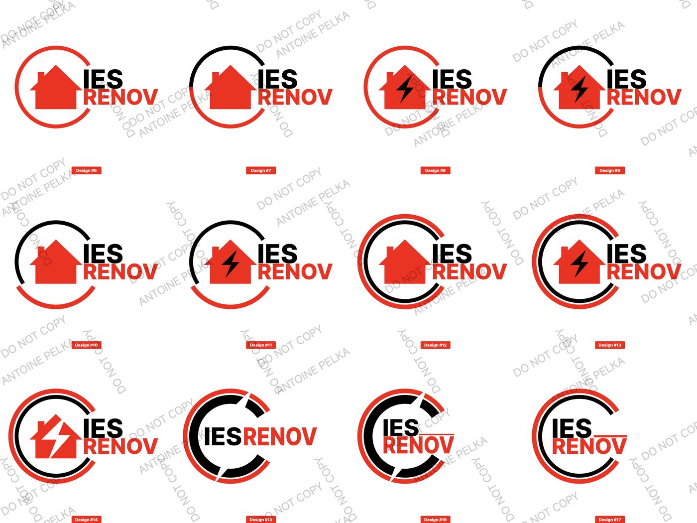 Identité visuelle IES Renov conçue par Silomino